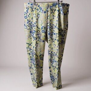 Talbots Multicolor Geometric Weekend Chino Pants 16